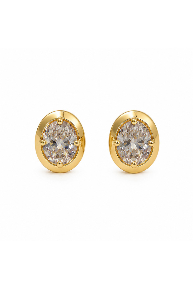 Imported Special Series Marquise Oval Earrings