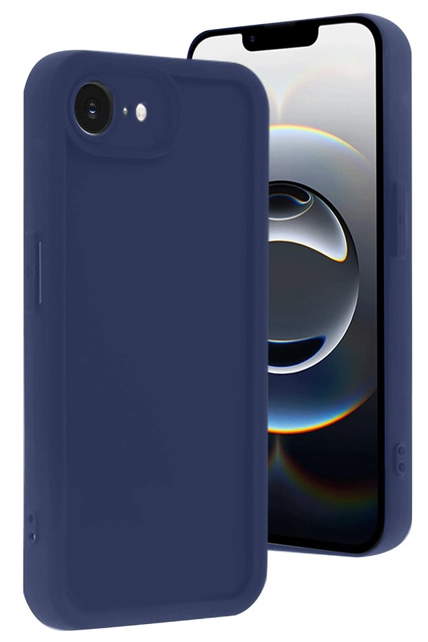 Ilkeshop New iPhone 16E Case Viera Silicone (152026) - Navy Blue