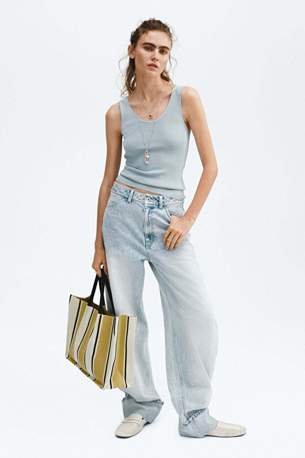 Knitted vest top
