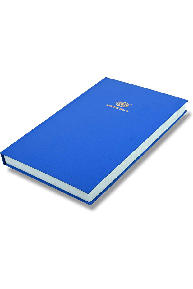 Ledger Book – Foolscap Size | Hard Cover | 4 Quire | 2 Column | Blue