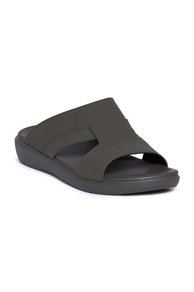 Men’s Arabic Sandals – Comfortable Casual Leather Slide Sandals for Everyday Wear