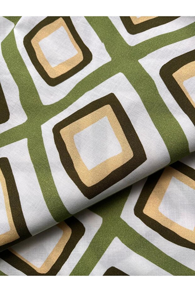 Cotton Voile Printed Retro Pattern