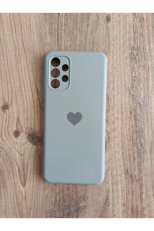 Samsung Galaxy A13 Heart Printed Velvet Phone Case