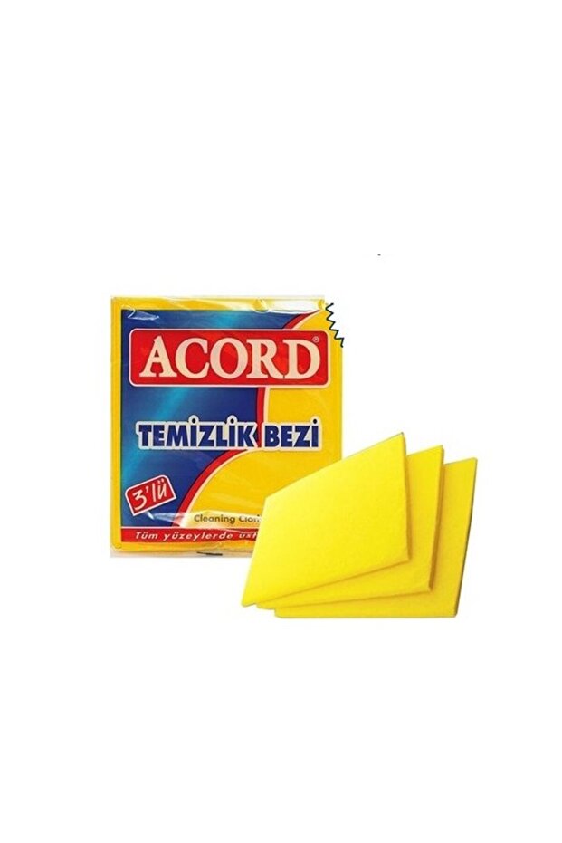 Cleaning Cloth 35X40 3-Pack Yellow -Nrx-F547