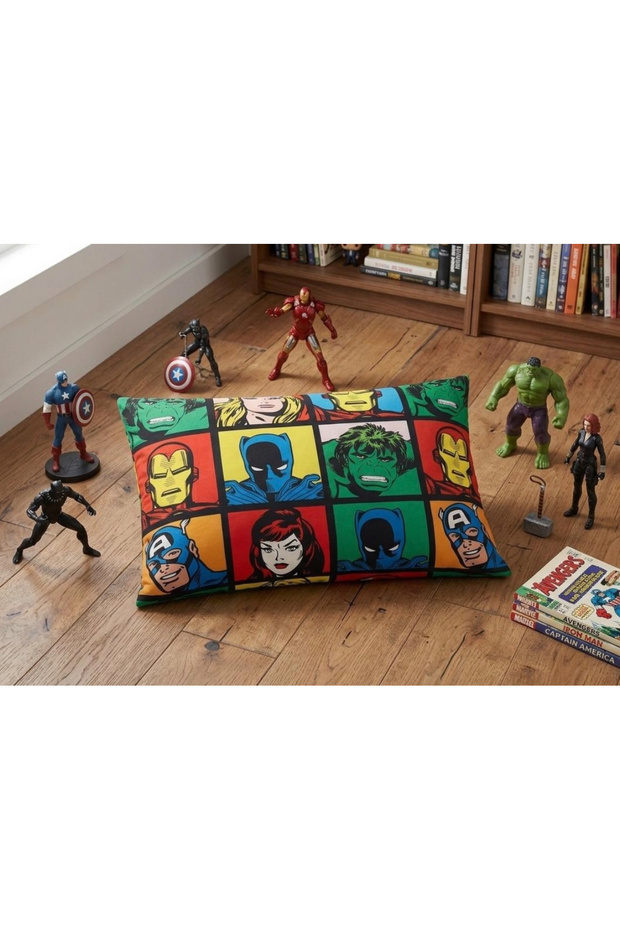 غطاء وسادة من قماش القطن بنسبة 100% من Out Marvel، قطعة واحدة، مقاس 50x70 سم، طباعة على الوجهين