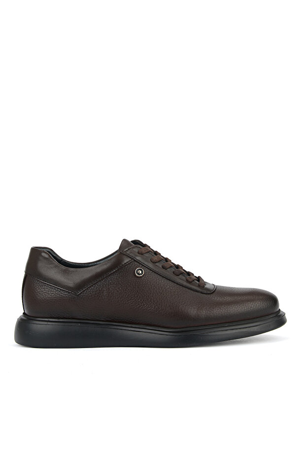 , Men's Genuine Leather Shoes 1611053Z1795 Brown