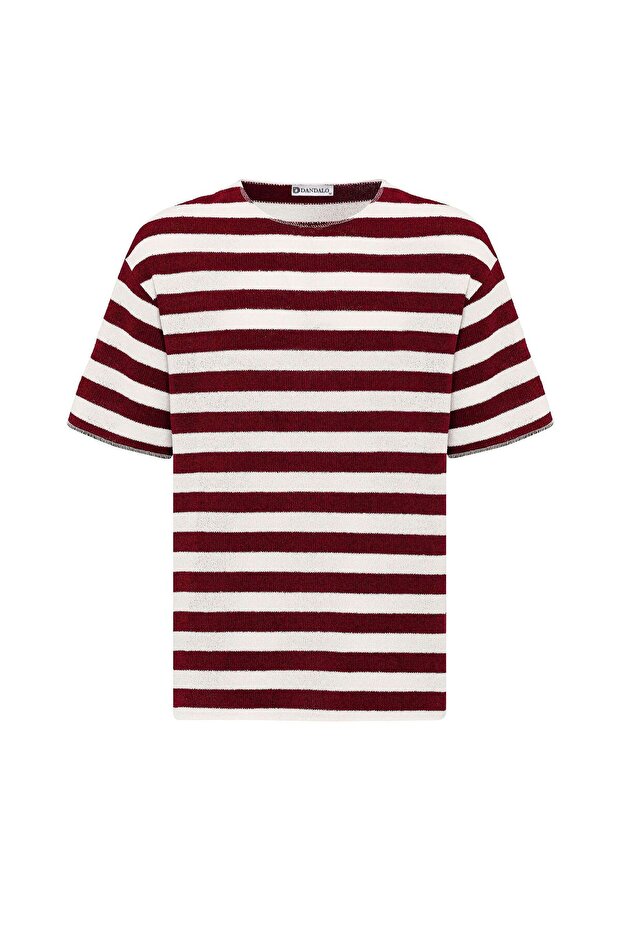 Black Striped Oversize Knitwear Sweater