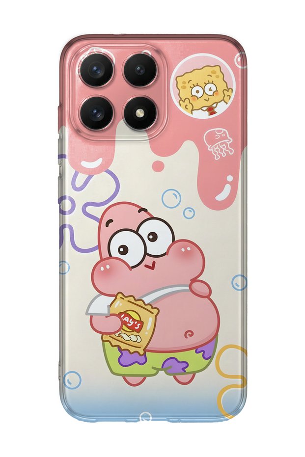 حافظة هاتف شفافة متوافقة مع Xiaomi 17 بنمط Patrick Star