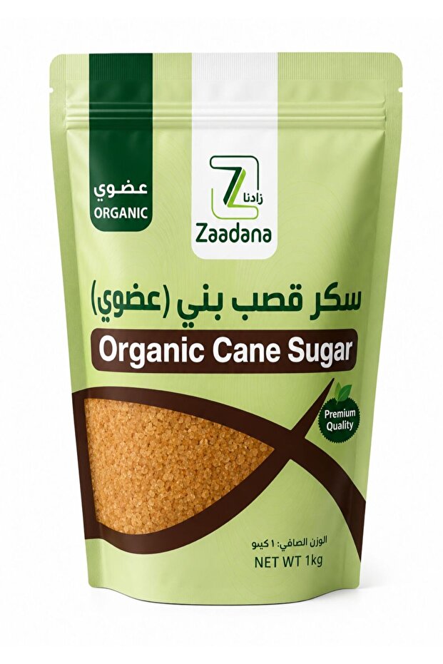 سكر قصب بني 1 كجم