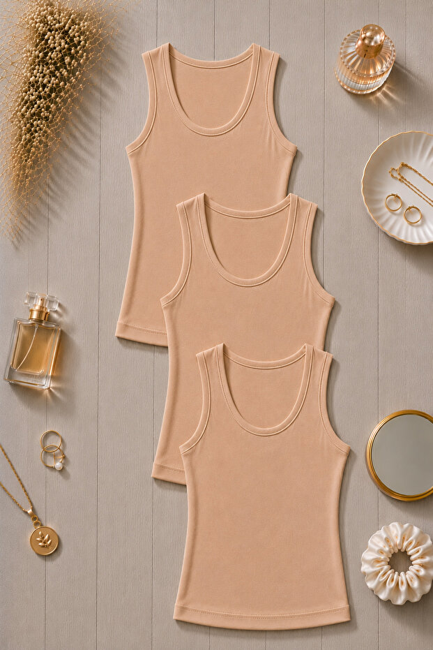 Women's Ten Modal Strappy 3-Piece Undershirt