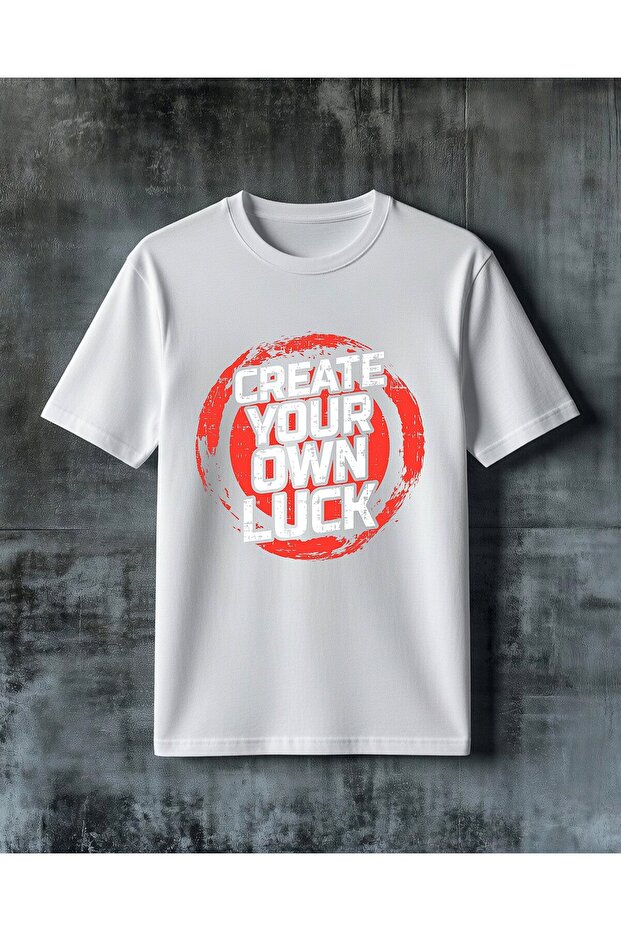 Red Circle Logo Printed Oversize T-Shirt