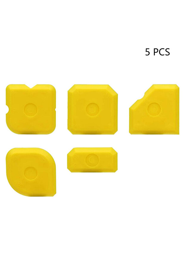 A2 【AD】5PCS Silicone Glass Cement Scraper Sealant Grout Remover Tool Home Finishing Caulking Tools H