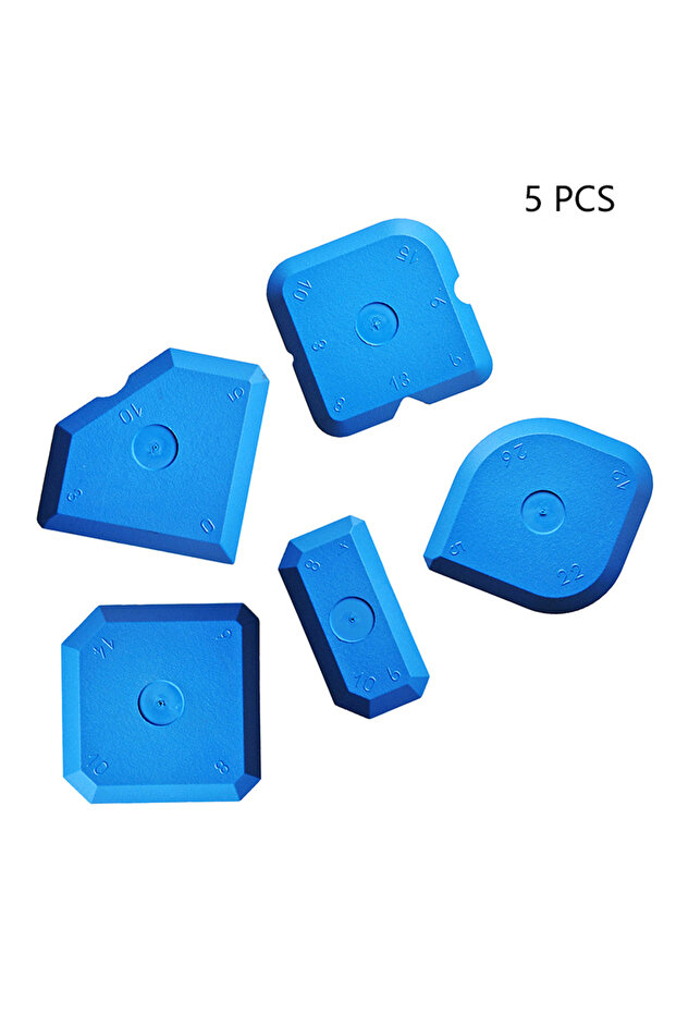 A1 【AD】5PCS Silicone Glass Cement Scraper Sealant Grout Remover Tool Home Finishing Caulking Tools H