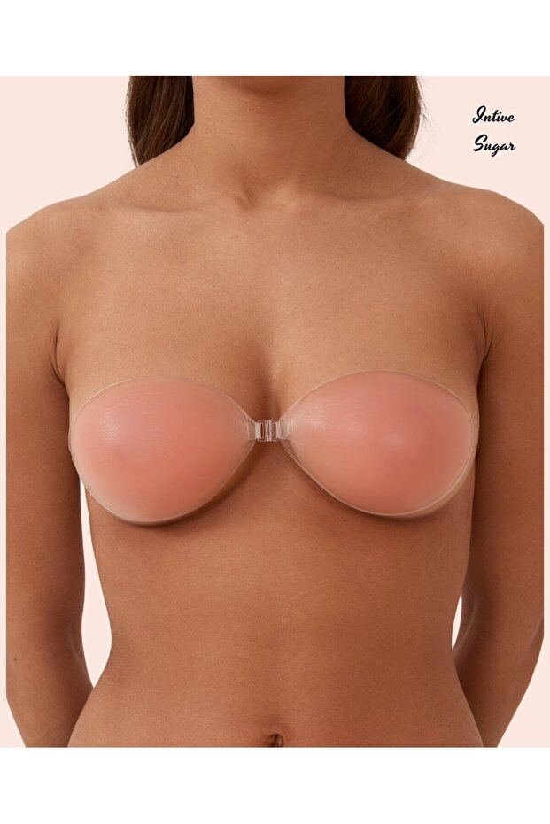 Intive Sugar Skin Color Strapless Cutout Silicone Adhesive Strapless Backless Bra