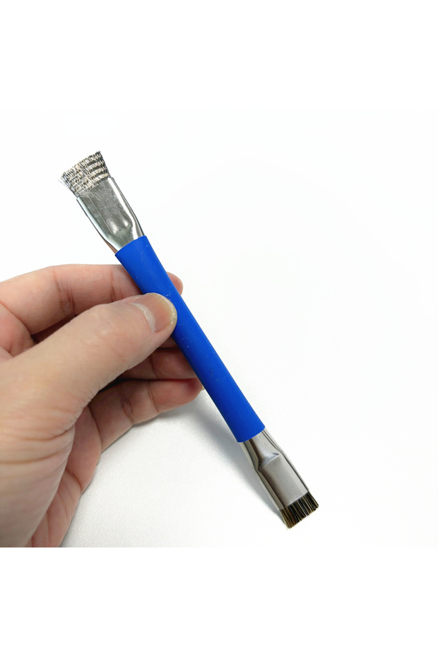 Blue Safe Brush Anti-Static Motherboard PCB Cleaning Brush for Mobile Phone Repair Tools Kit Double