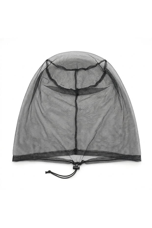 black Anti Mosquito Mesh Cap for Outdoor Work, Beekeeping Helmet Fishing Garden Hat, Bug Bite Protec