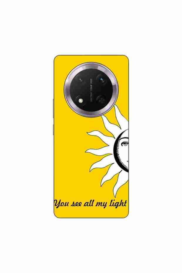 Case compatible with Honor Magic7 Lite Silicone Gel Tpu Pattern Couples Sun