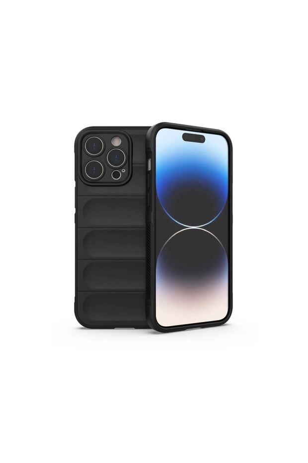 Apple iPhone 14 Pro Case Optimum Silicone - Black