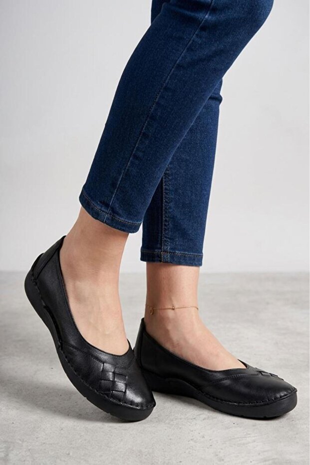 Ps-44412 Genuine Leather Women's Orthopedic Shoes