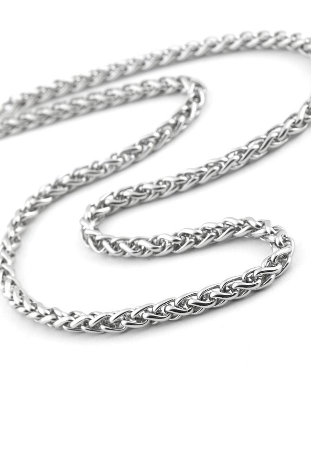 316 L Stainless Steel - Anti-Allergic - Non-Tarnishing - Silver Color - Size: 60 cm - Men's Necklace