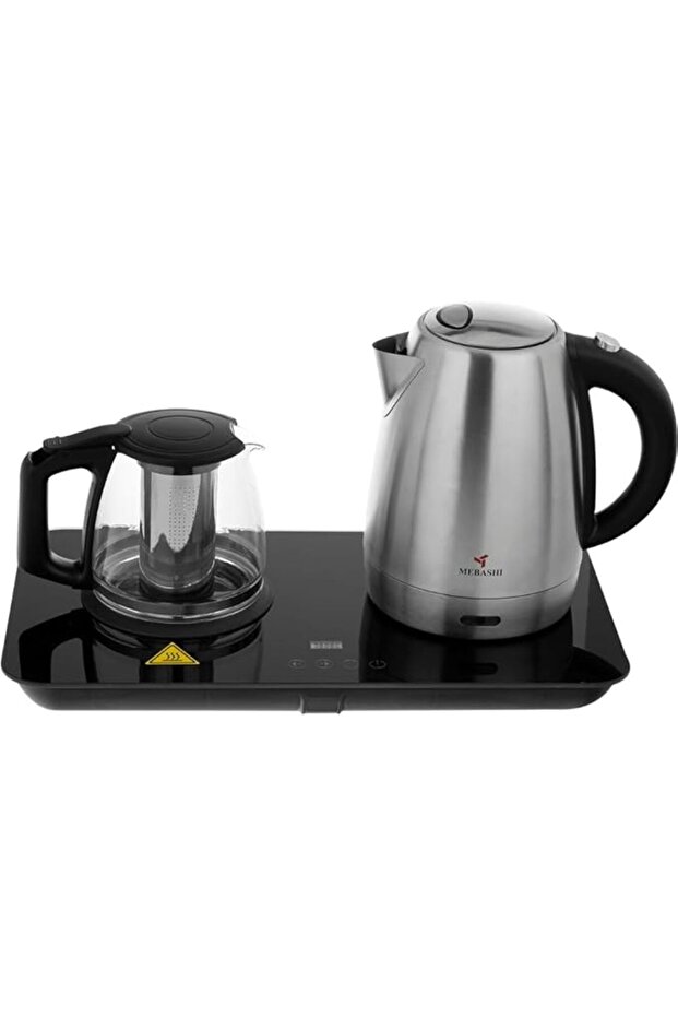 1.7 L Kettle, 1.0 L Teapot, Stainless Steel, Digital Control,(1850W-2200W) Keep Warm Function (ME-TM301SG)