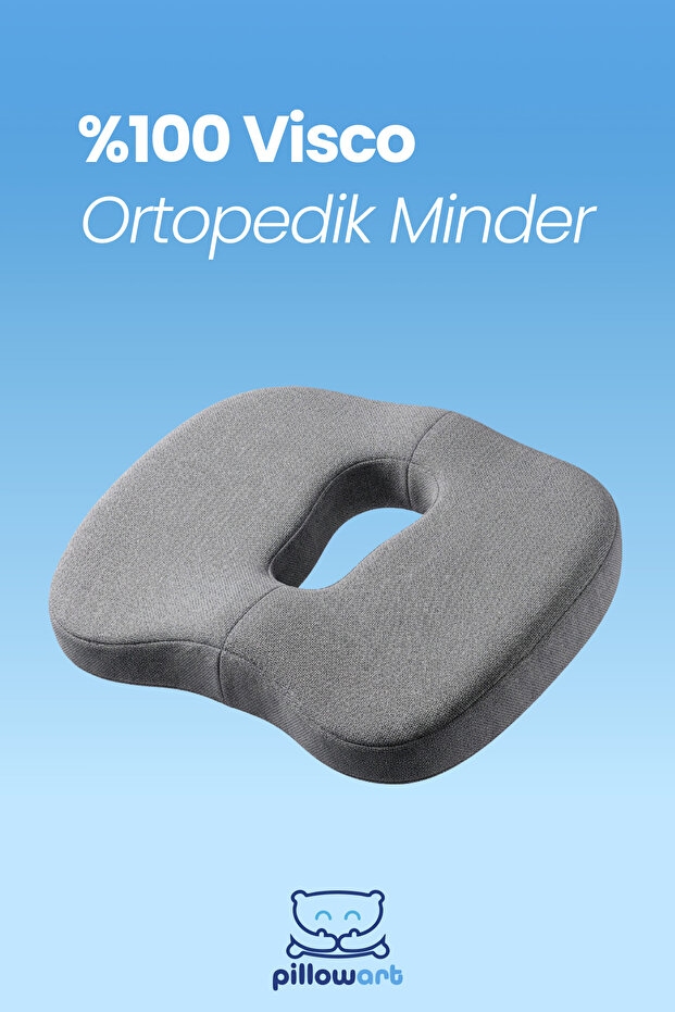 Visko Orthopedic Sitting Cushion – Support Suitable for Office, Car, and Home Use