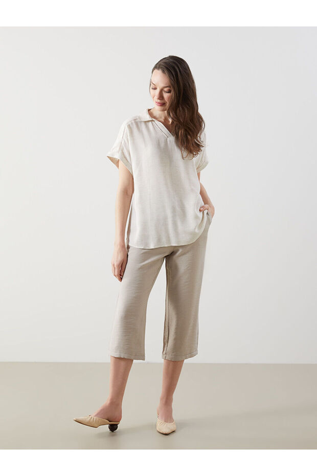 Women's Capri with Elastic Waist