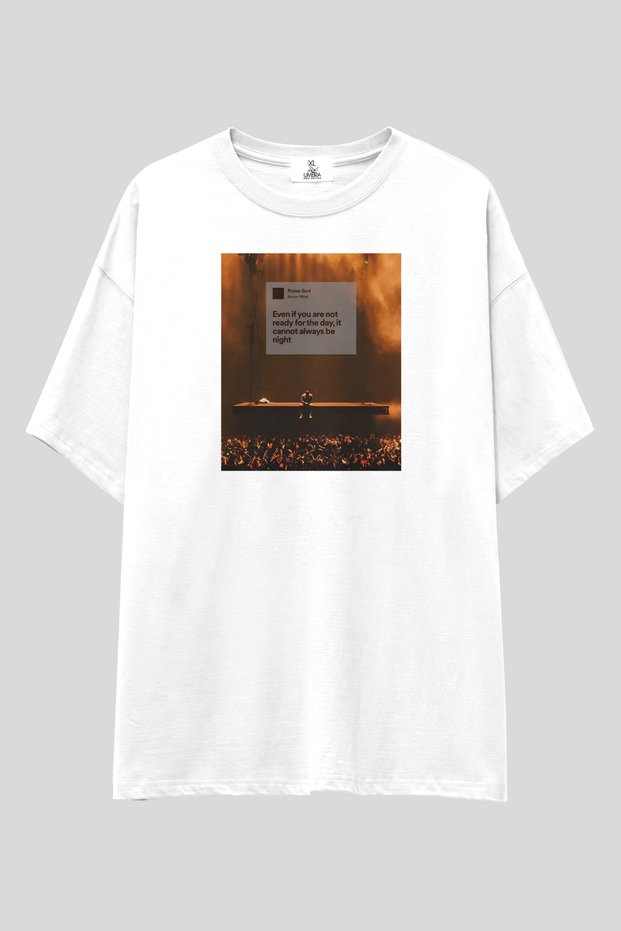 Kanye West T-Shirt | Unisex 100% Cotton Black & White Printed Niche Streetwear Design Tee