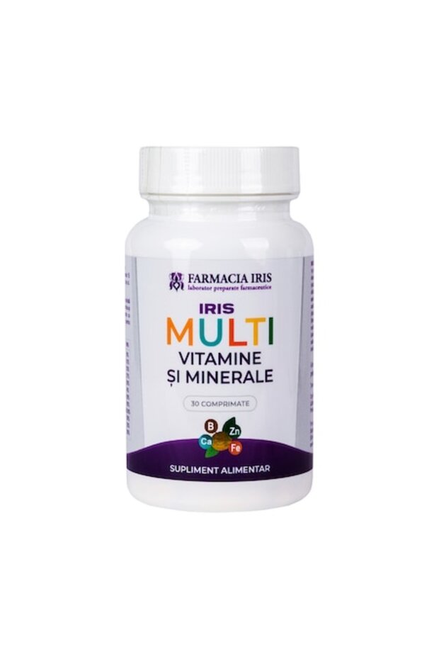 Supliment alimentar, Multivitamine și Minerale, 30 tablete