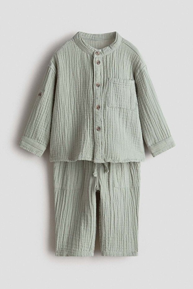 2-piece cotton muslin set