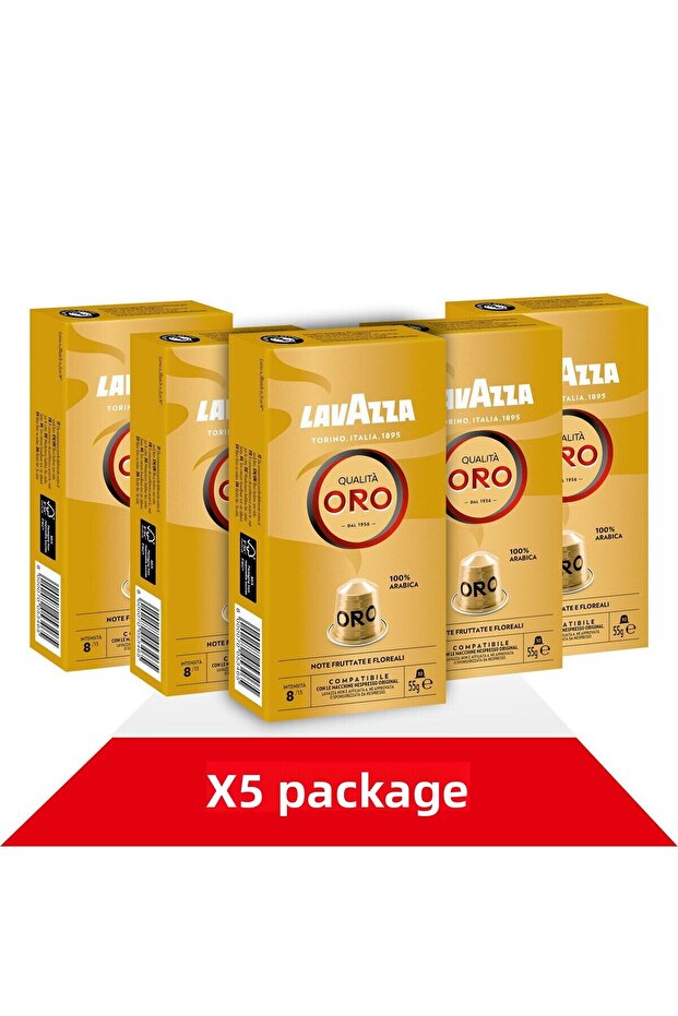 Qualità Gold 55Gr Nespresso ® Compatible Aluminum Capsule X5