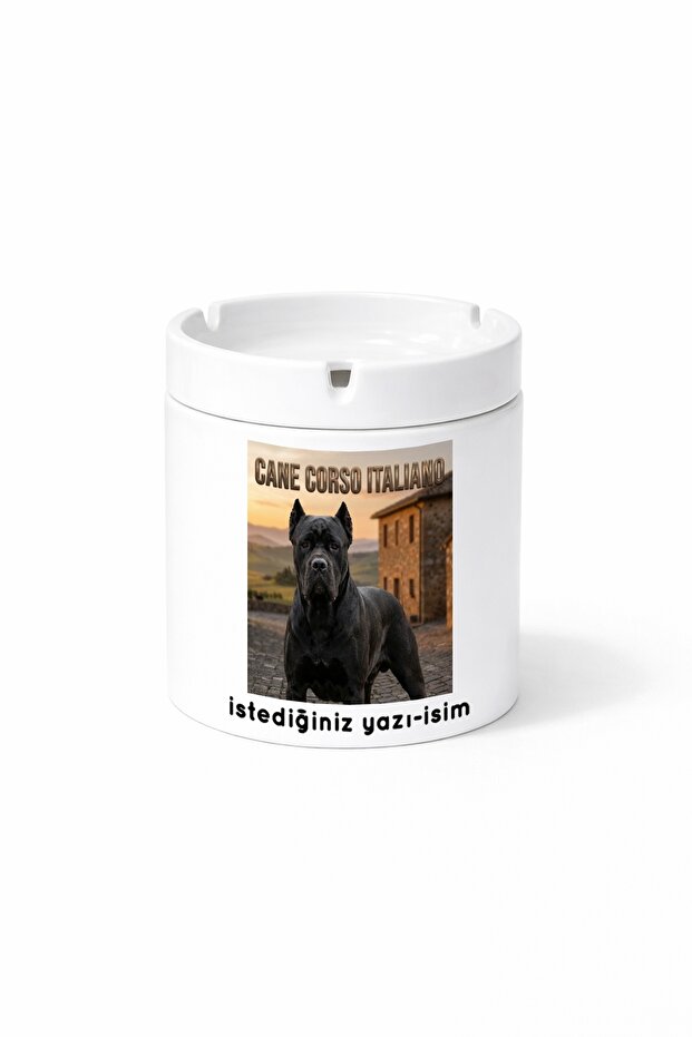 Animal Cane Corso Italiano Dog Double Sided Printed Ashtray Ashtray Gift