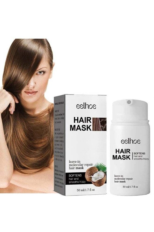 Hair Mask Softens Hair and Smooths Frizzy, With Collagen- Moisturizing Hair Loss And Breakage