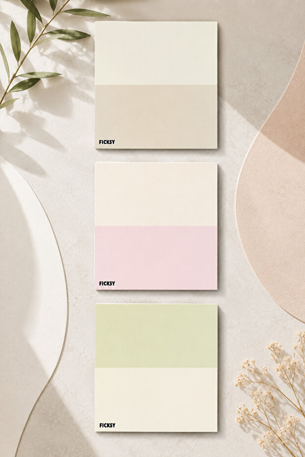 Flower Notepad - 9*9 cm Size - 50 Sheets - Notepad - Memo Pad - Unlined Note Paper - to Do List