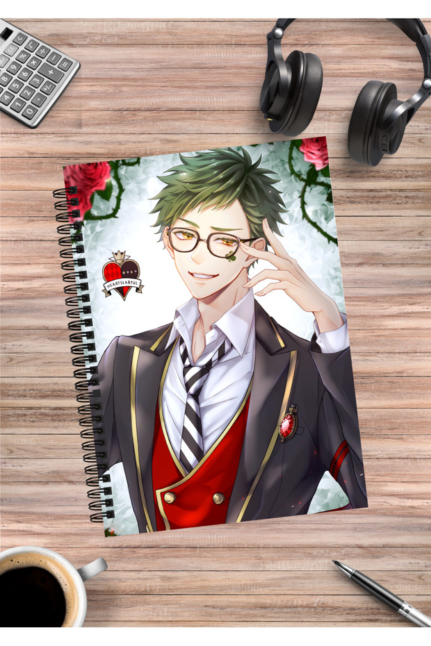 Twisted Wonderland Anime Spiral Notebook A5 (50 Sheets)