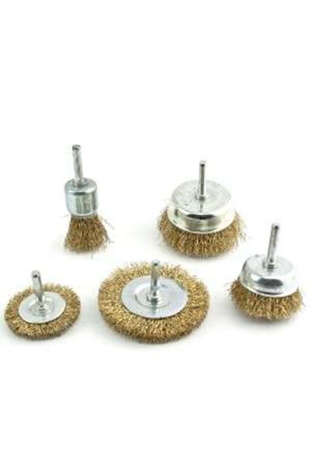 Combination Wire Brushes Set 5 (2Disc, 2Cup, Front)