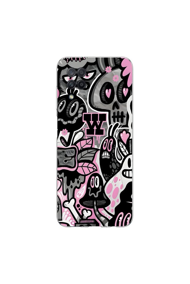 Samsung Galaxy M12 Compatible Graffiti 10 Design Transparent Case