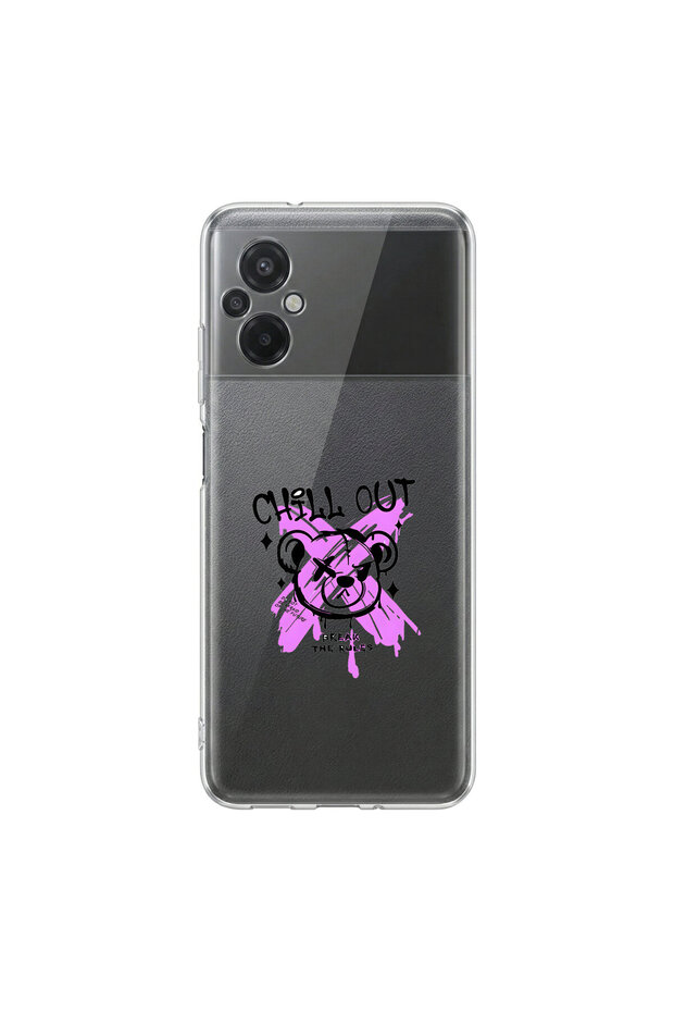 Poco M5 Compatible Graffiti 7 Design Clear Case