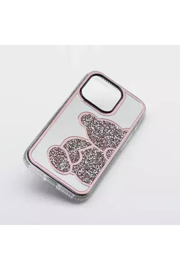 Teddy Bear Case Iphone 16 Pink - 3