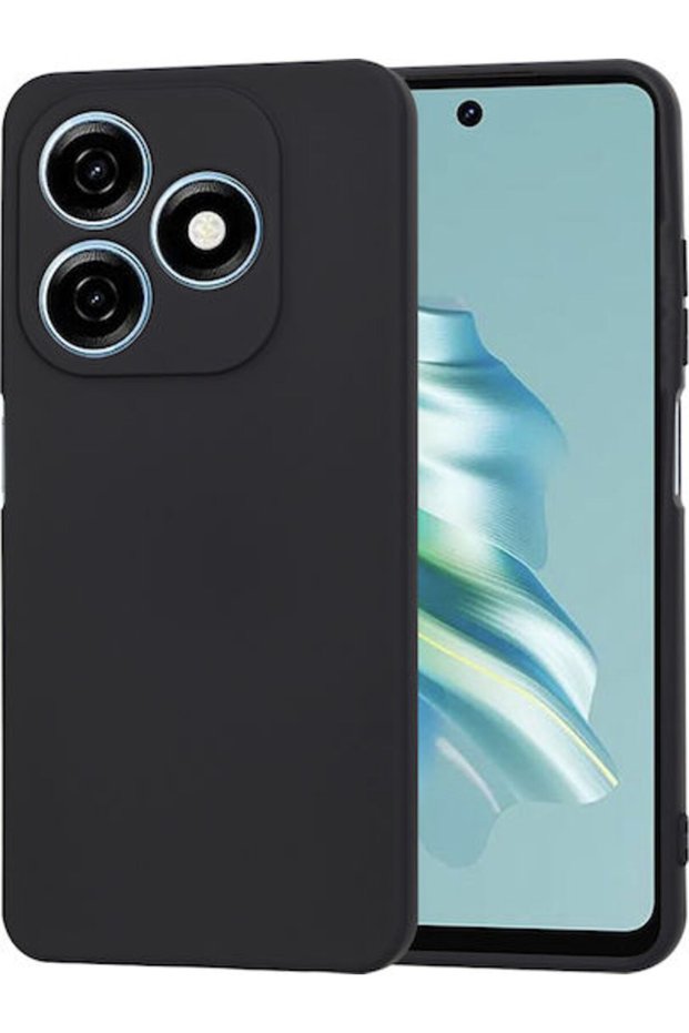 Softflex Πίσω Θήκη Σιλικόνης Μαύρη (Tecno Spark 20 - Techsuit)