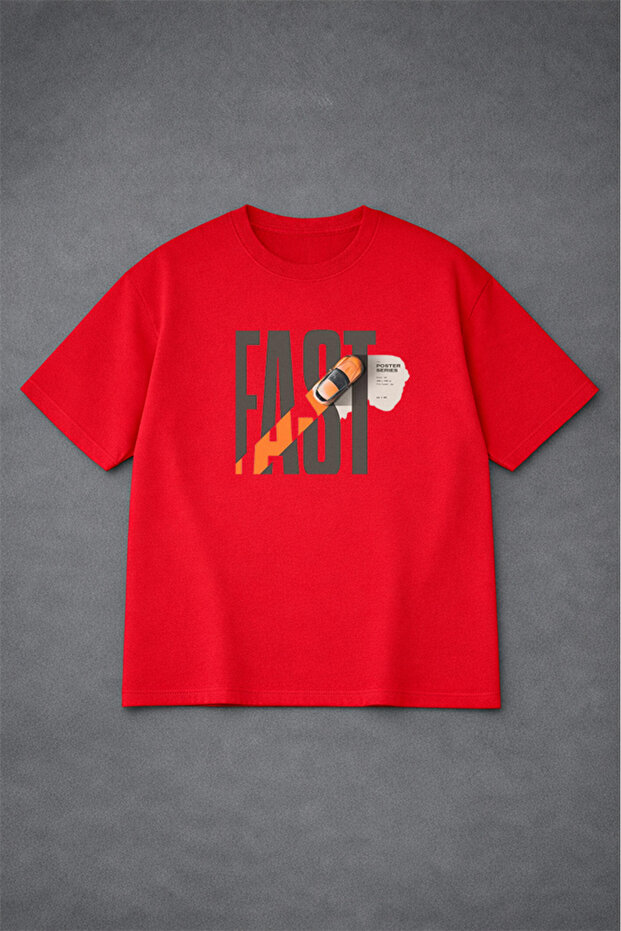 Digital Printed Oversize Adult 100% Cotton Quality T-Shirt