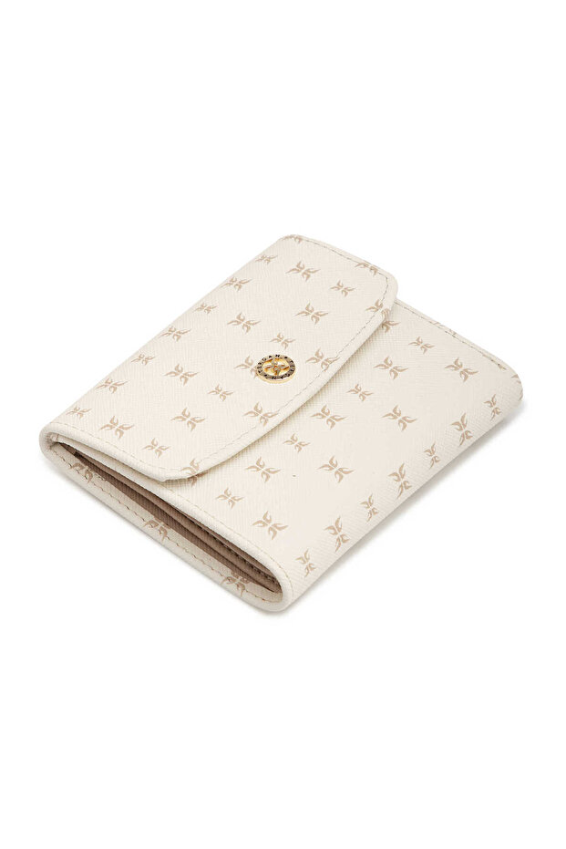 Beige Print Women's Wallet - S1Cb00055824-U4A