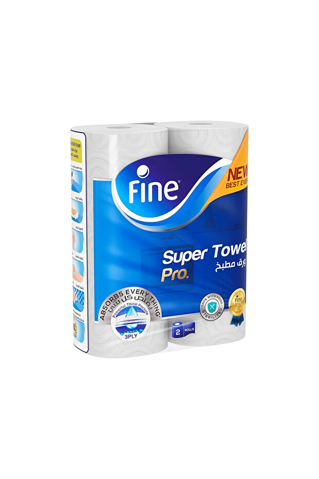 Household Towel Pro 60 Sheets 3 Ply 4x10 Pack