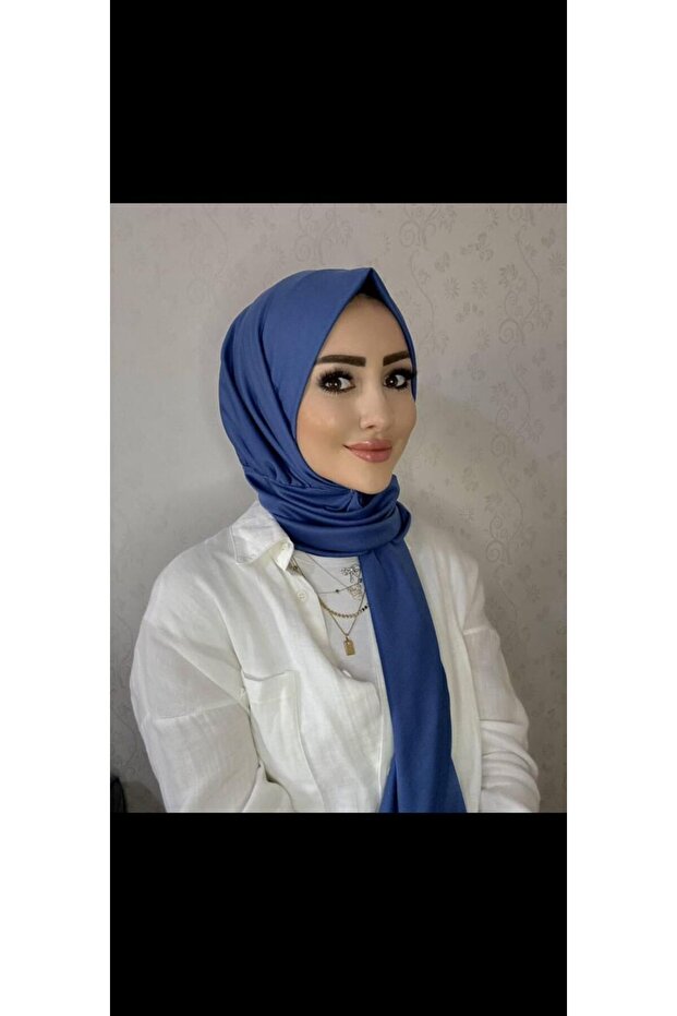 Indigo Women's Sandy Fabric Ready-To-Wear Shawl with Snap Fasteners
