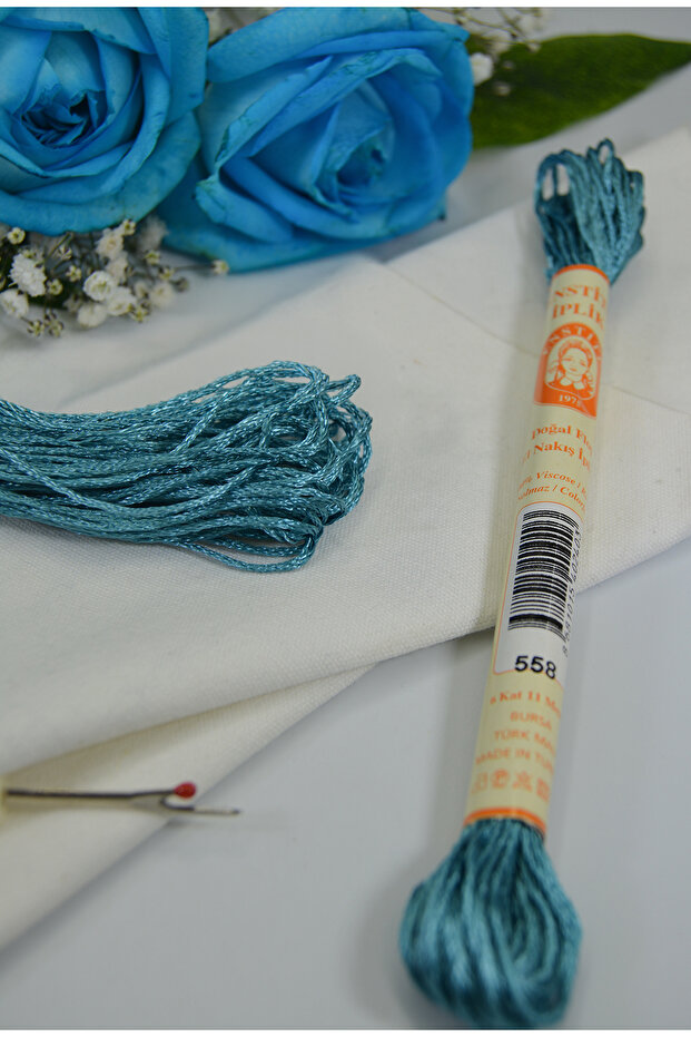 Hand Embroidery Silk, Laundry Silk, Rayon, Shiny Silk Texture, Colorfast