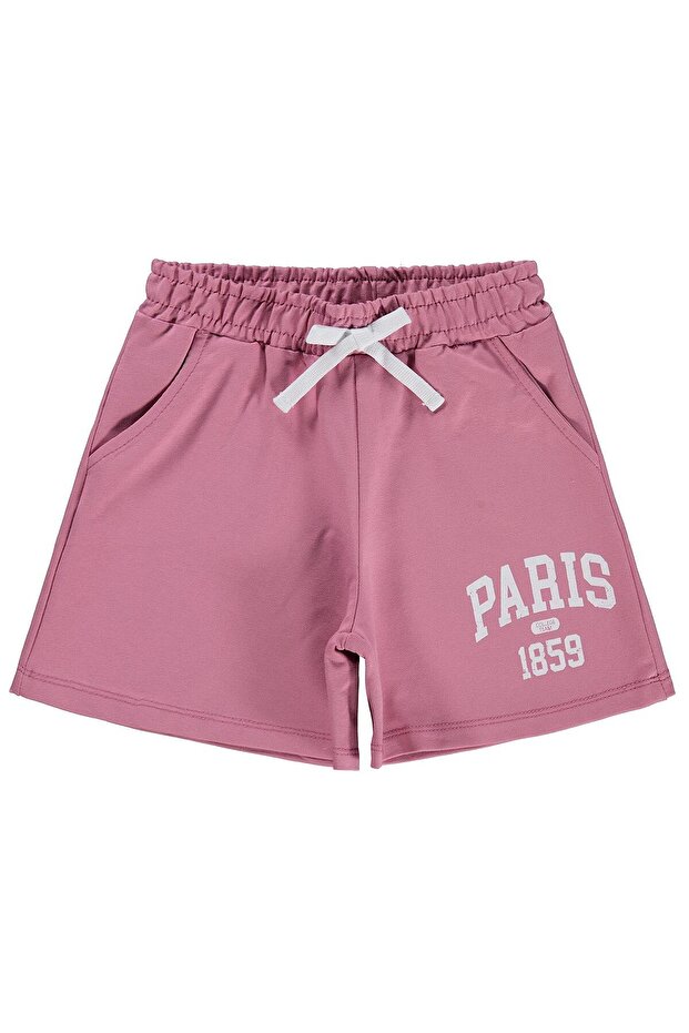 Paris Printed Shorts for Ages 2-5 - Pink