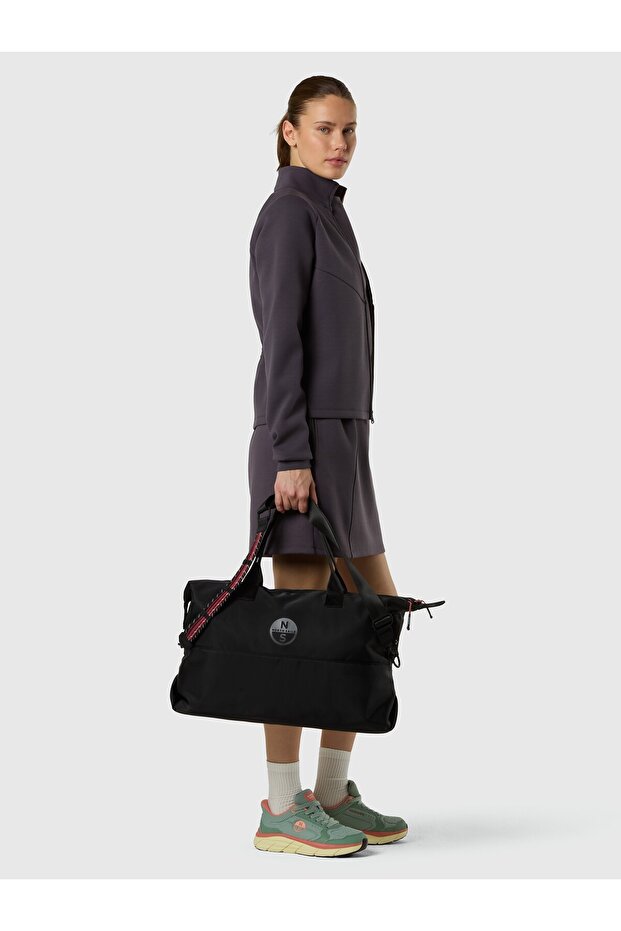 Women's Duffle Bag with Hand and Shoulder Straps Std Meteor Gray