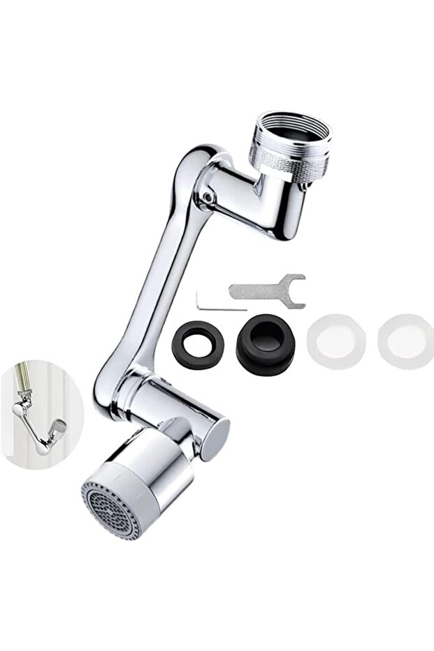 Faucet Extender, Premium Brass and ABS Construction with 2 Water Flow Modes
