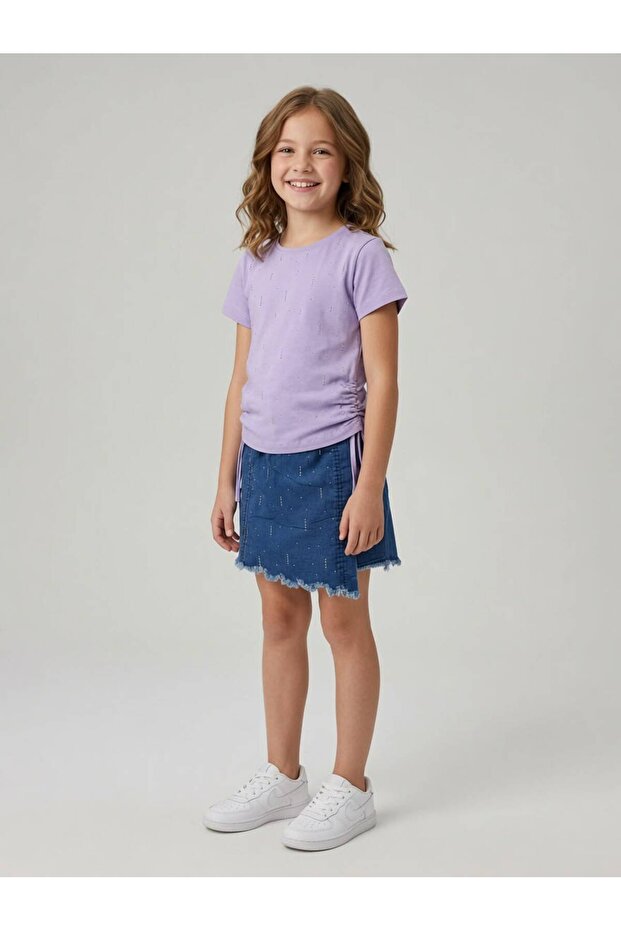 Stone-Embellished Girls' Set