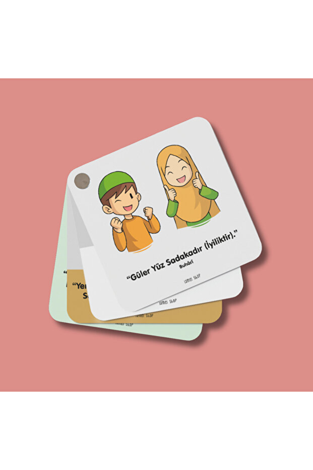 40 Hadith Cards / 8X8 cm